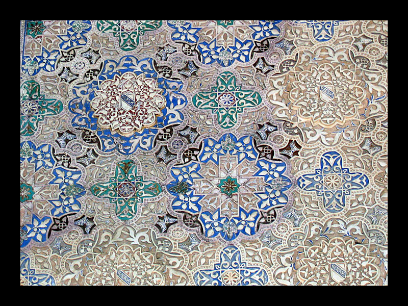 Ornamente (Alhambra, Granada - Canon PowerShot A 95)