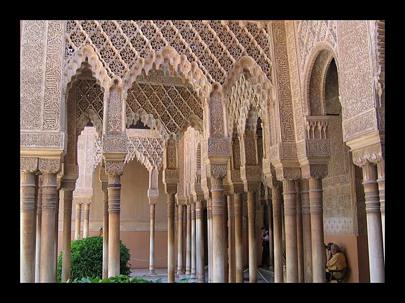 Maurische Baukunst (Alhambra, Granada - Canon PowerShot A 95)