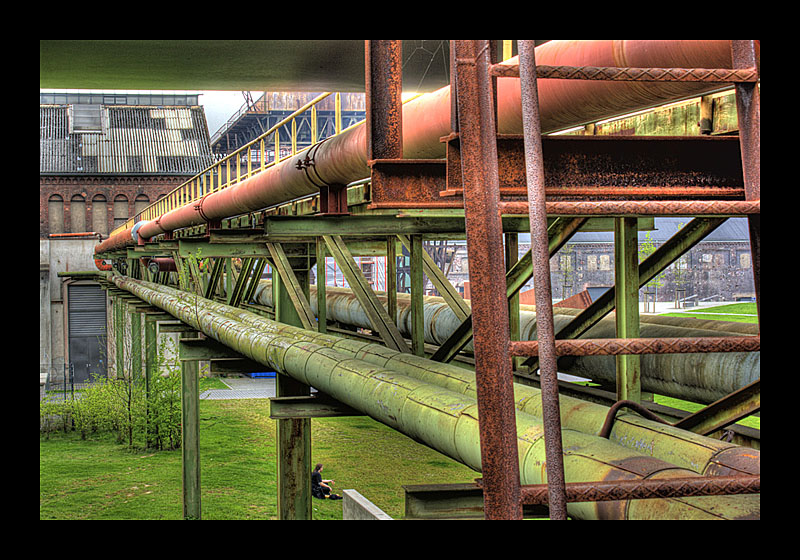 Industriekultur in HDR (Jahrhunderthalle, Bochum - Canon EOS 1000D)