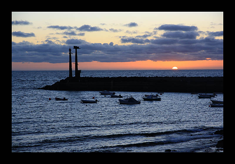 Sonnenaufgang (Costa Teguise, Lanzarote - Canon EOS 1000D)