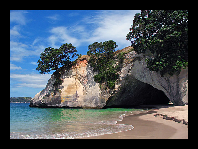 Traumstrand (Cathedral Cove - Canon PowerShot A 640)