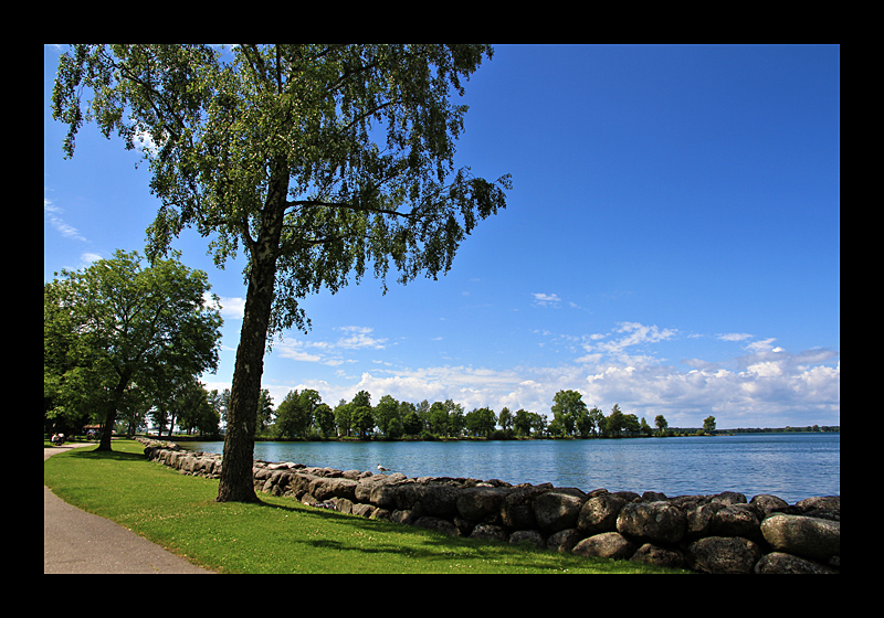 Eingemauerter See (Vadstena, Schweden - Canon EOS 7D)